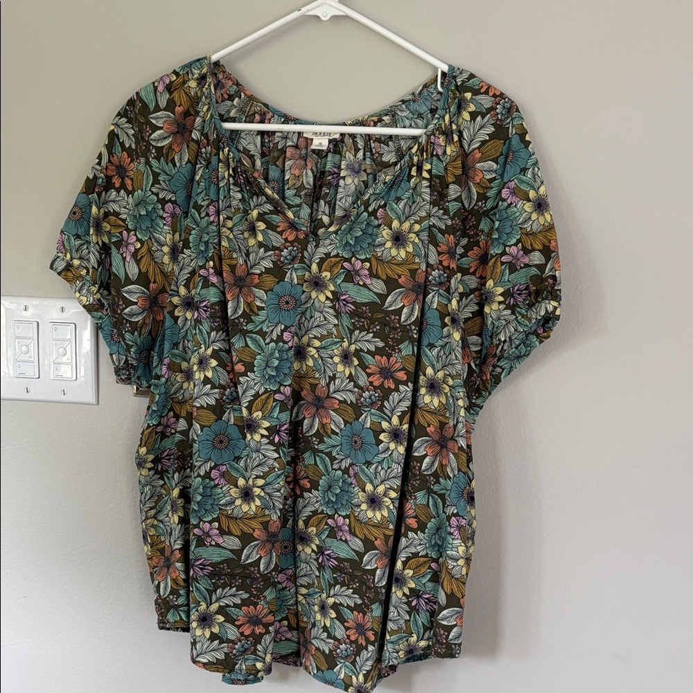 Floral Print Women's Top